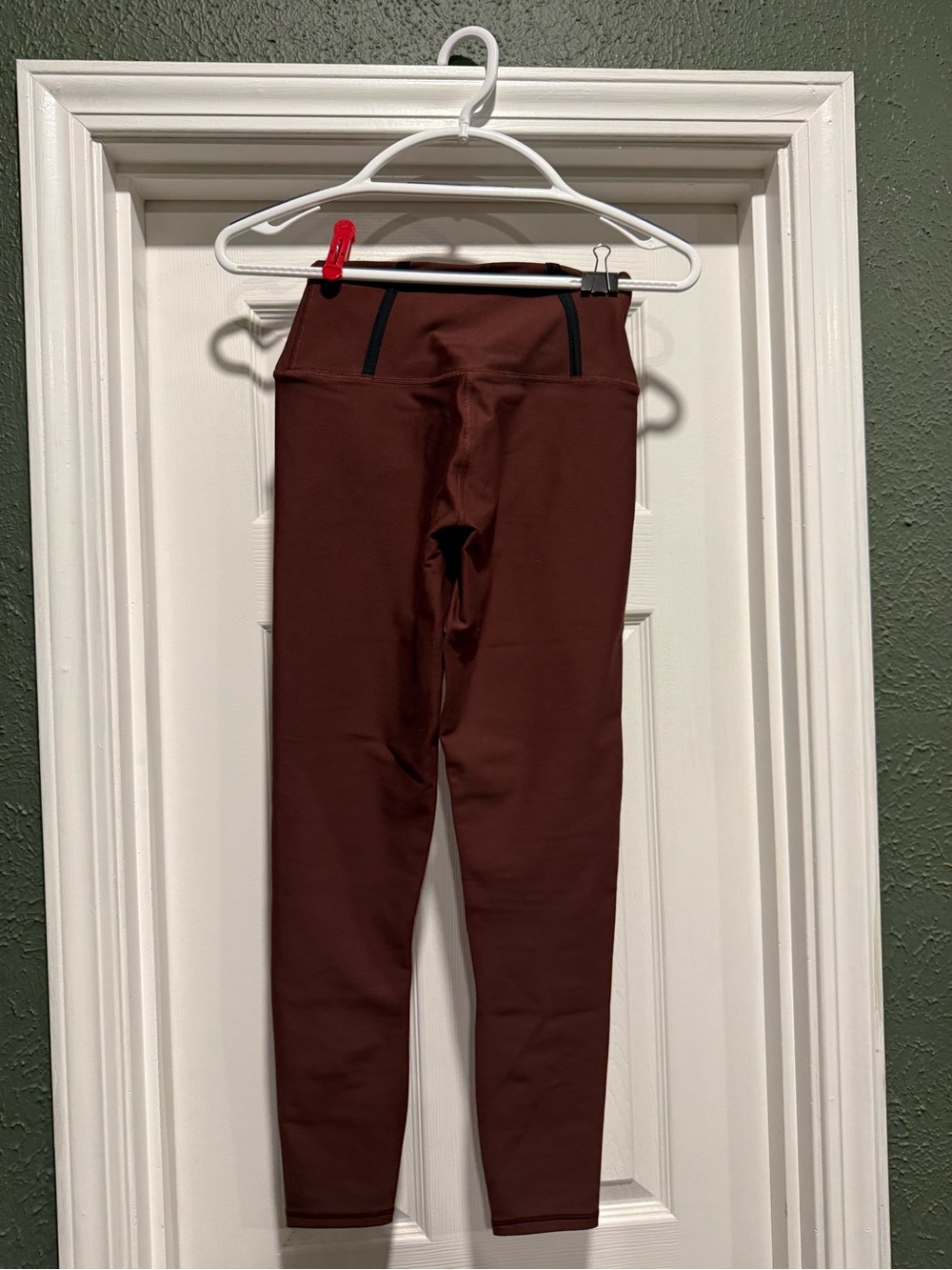 Women's High-Waist Brown Performance Leggings